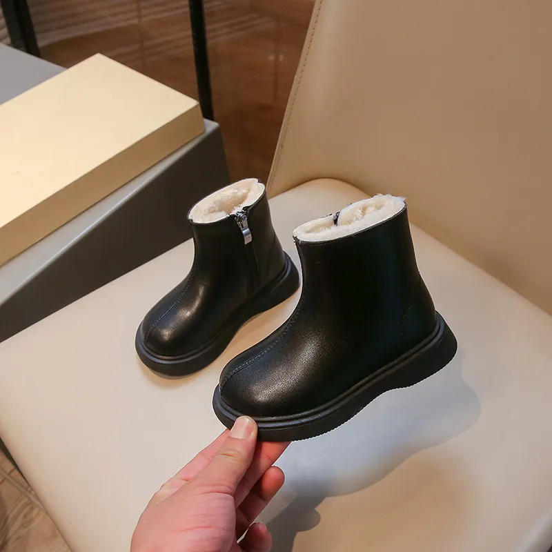 2024 Envío gratis NUEVO DESIGNILIDAD Men Womens Snow Kids Bots Winter Algodón Agodón zapatos Furry Furry Boots Martin Boots