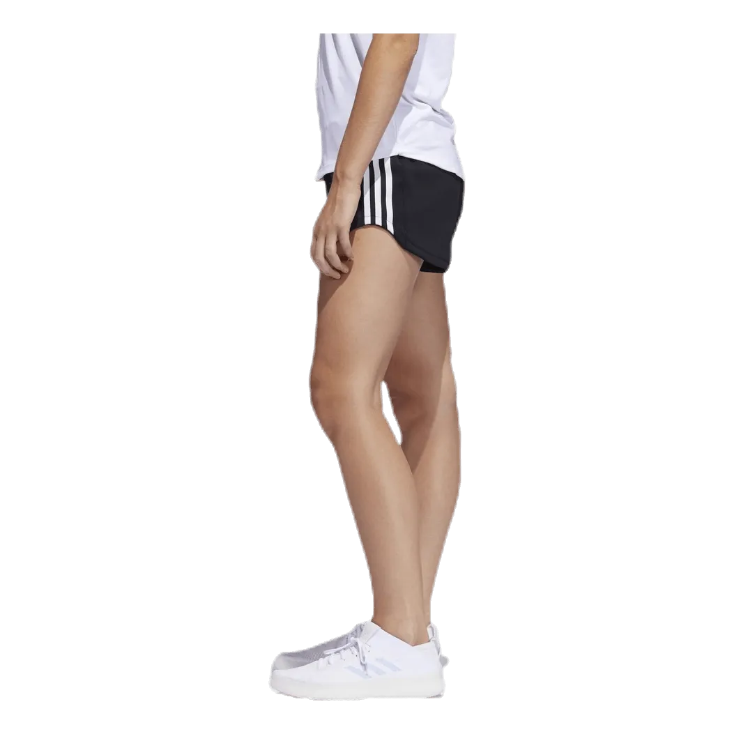 Adidas 3 Stripe Woven Gym Short Black / Black