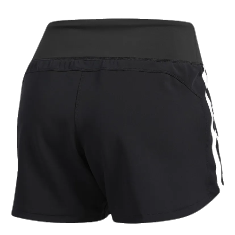 Adidas 3 Stripe Woven Gym Short Black / Black