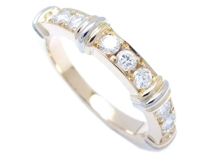 Anillo Cartier Contessa con media banda de diamantes Amarillo 