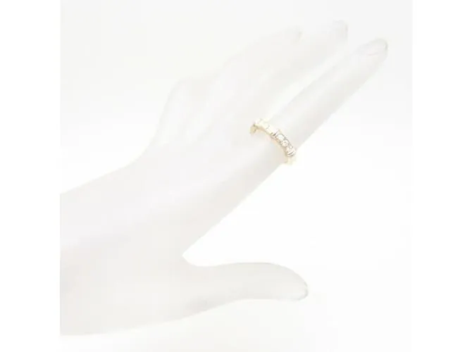 Anillo Cartier Contessa con media banda de diamantes Amarillo 