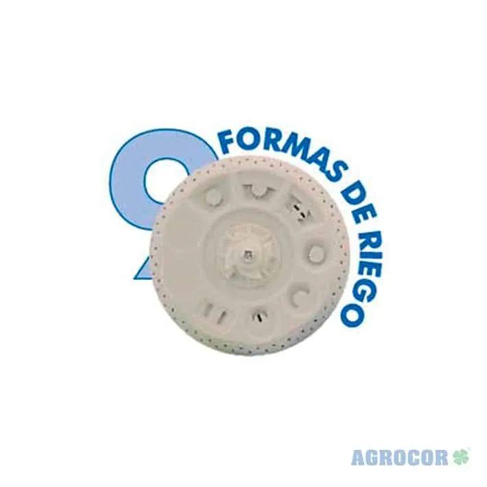 Aspersor 9 posiciones de riego (torreta)