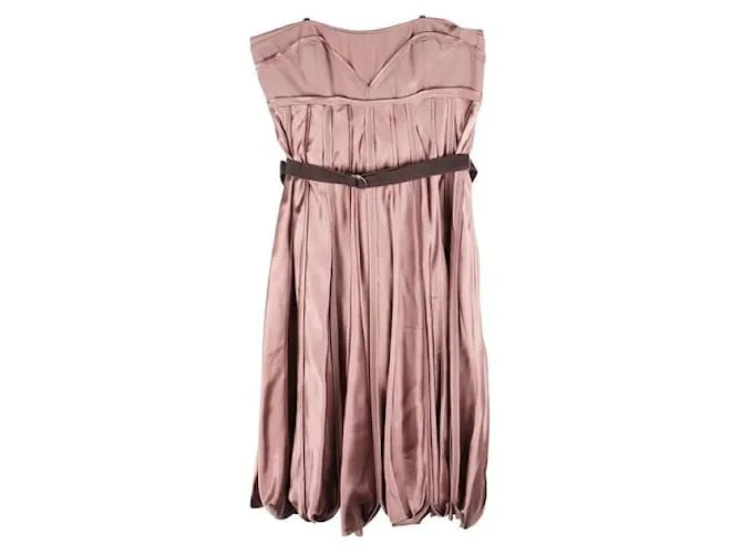 Autre Marque Vestido con corsé de satén Runway de BCBG 