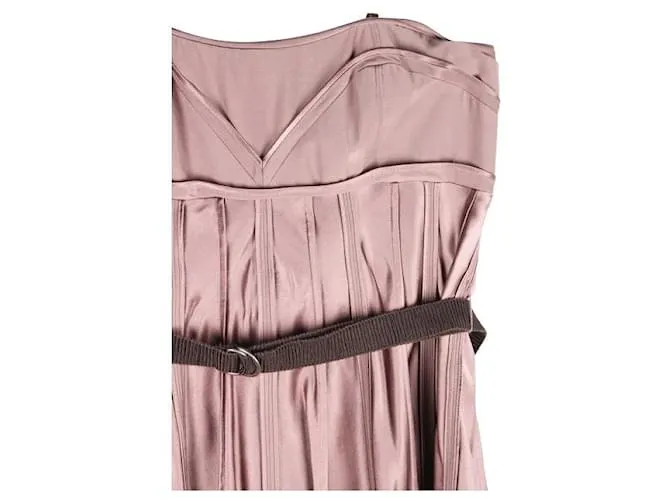 Autre Marque Vestido con corsé de satén Runway de BCBG 