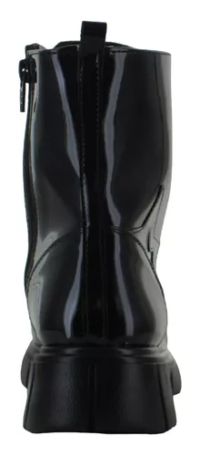 Blasito Bota Urbana Combat Vestir Casual Charol Mujer 87385