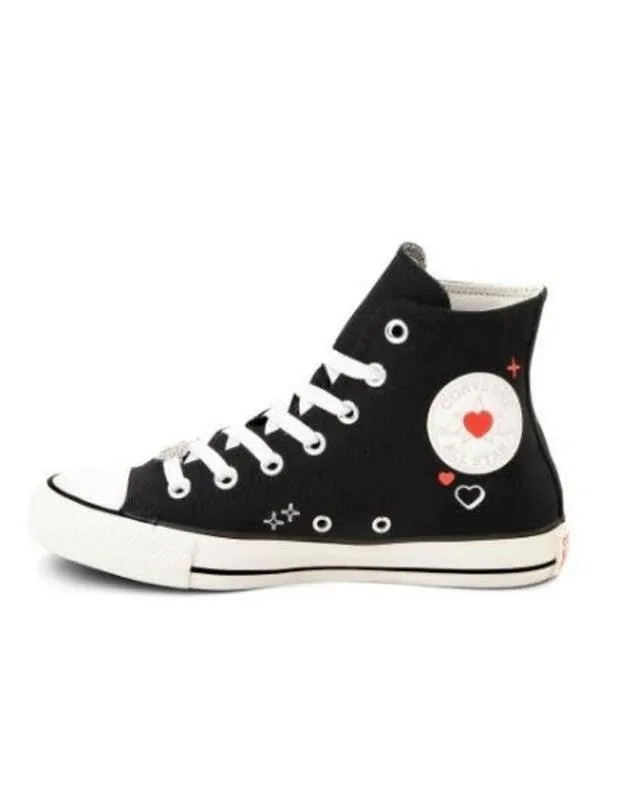 Botín Converse Ctas Hi Blac/kwht en Negro para Mujer
