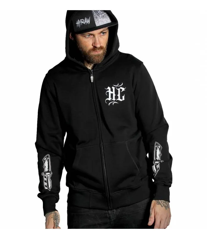 CHAQUETA CREMALLERA HOMBRE DISORDER CREW MANGA LARGA HYRAW FW22M36