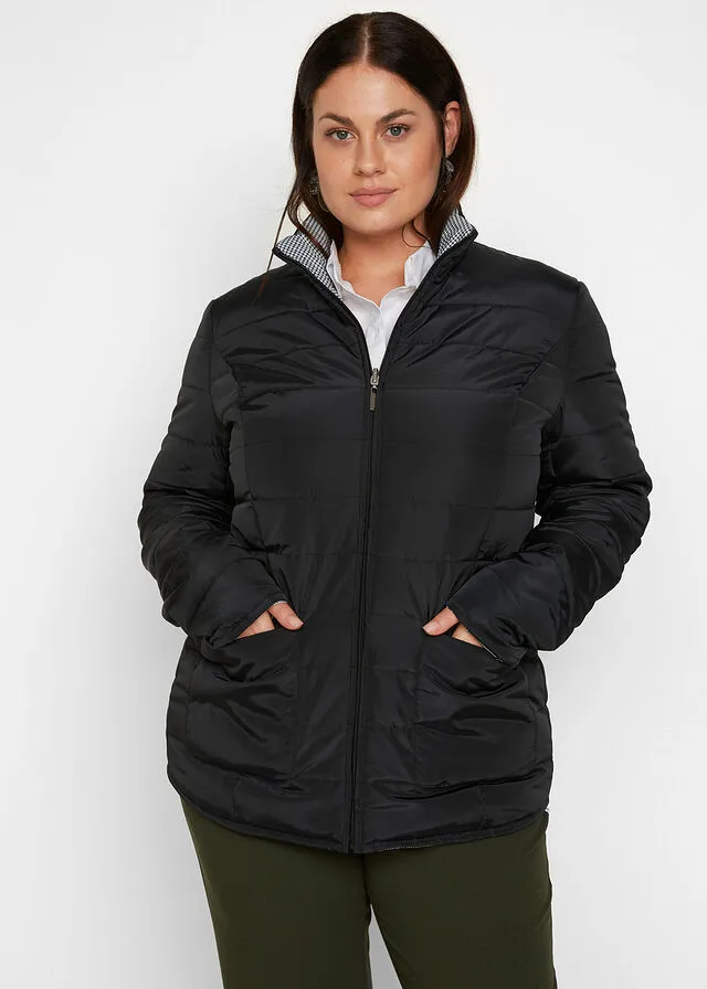 CHAQUETA GUATEADA NEGROBLANCO