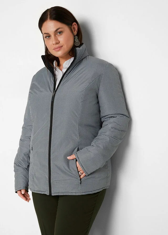 CHAQUETA GUATEADA NEGROBLANCO