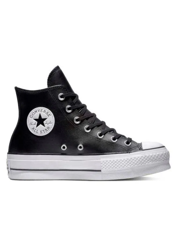 CONVERSE CHUCK TAYLOR ALL STAR PLATFORM LEATHER HIGHTOP