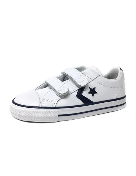 converse napa blanco estrella azul