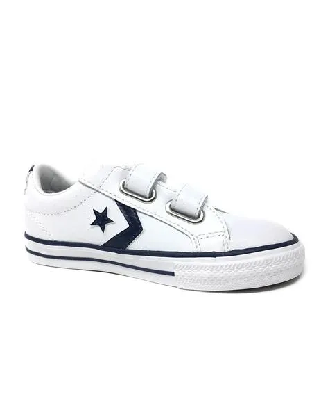 converse napa blanco estrella azul