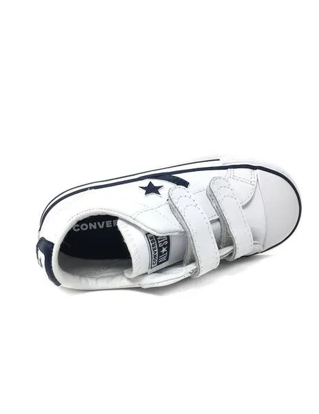 converse napa blanco estrella azul