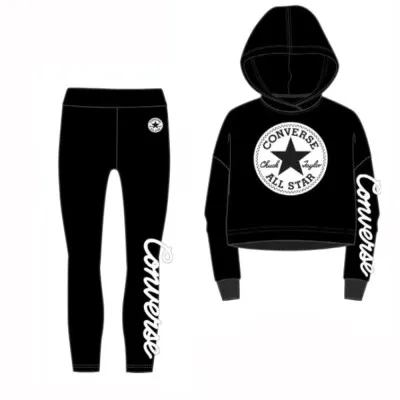 CONVERSEChándal sudadera y leggins niña Converse 36989