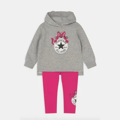 CONVERSEConjunto sudadera y leggins gatos Converse CB784