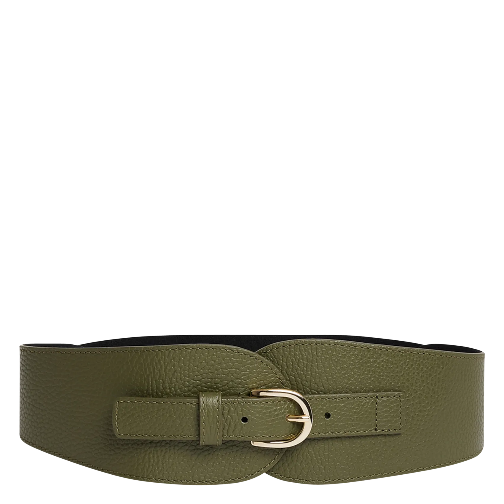 GERARD DAREL OLYMPE  CINTURóN CORSé DE PIEL EN VERDE