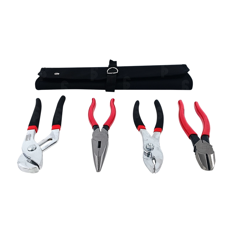 Juego de Pinzas Urrea J200G para Electricista 4 Pzas