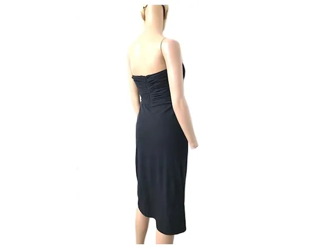 La Perla vestido sin tirantes con corsé Azul 