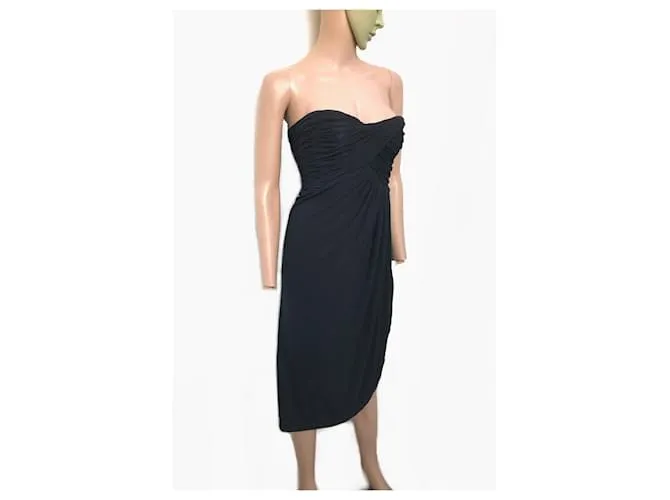 La Perla vestido sin tirantes con corsé Azul 