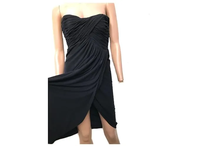 La Perla vestido sin tirantes con corsé Azul 