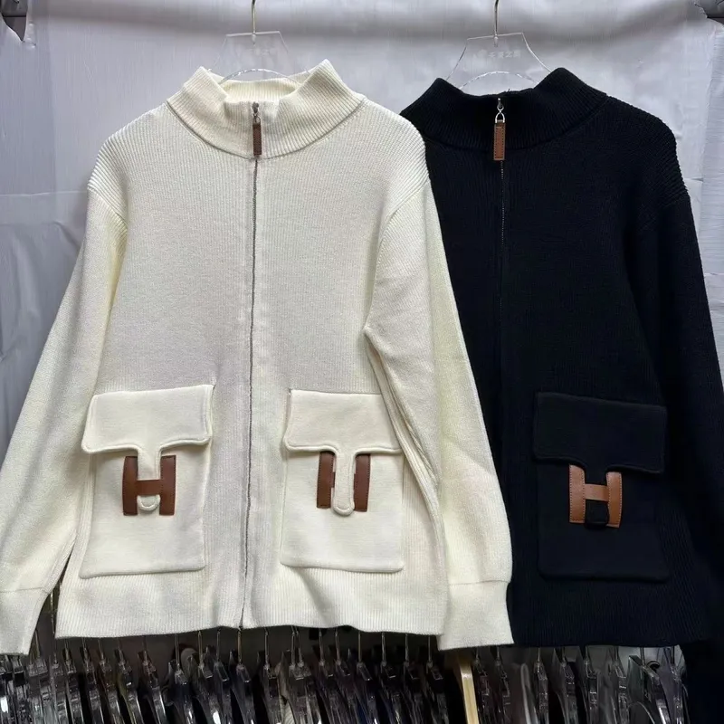 Lazy wind collar color sólido suéter abrigo femenino principios de otoño nuevo casual suelto Joker tejido cardigan versión corea