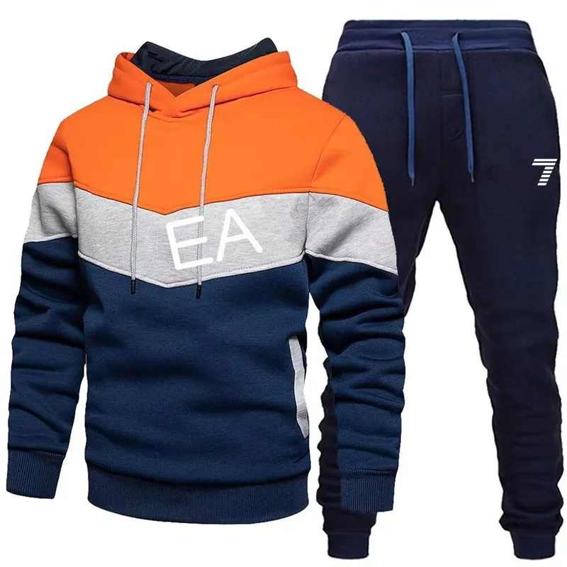 Mensor de la marca para hombres Set 2024 Nuevo traje de deportes de la primavera otoñal
