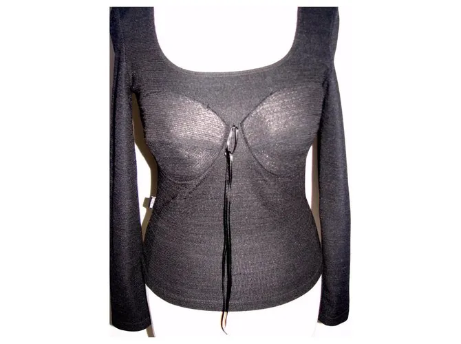 Moschino Cheap And Chic Top de corsé Negro 