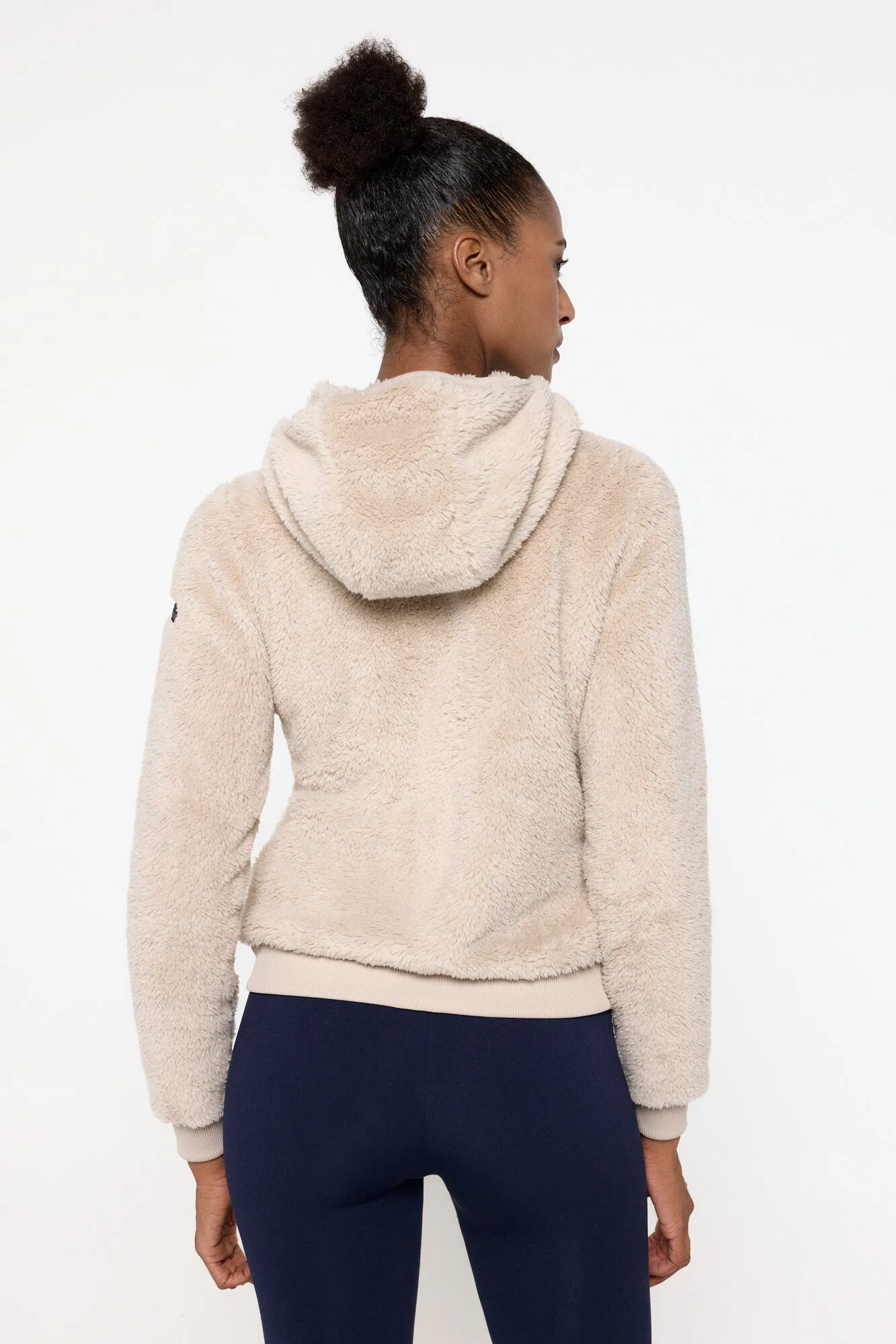 Only Play Chaqueta de borreguito con capucha