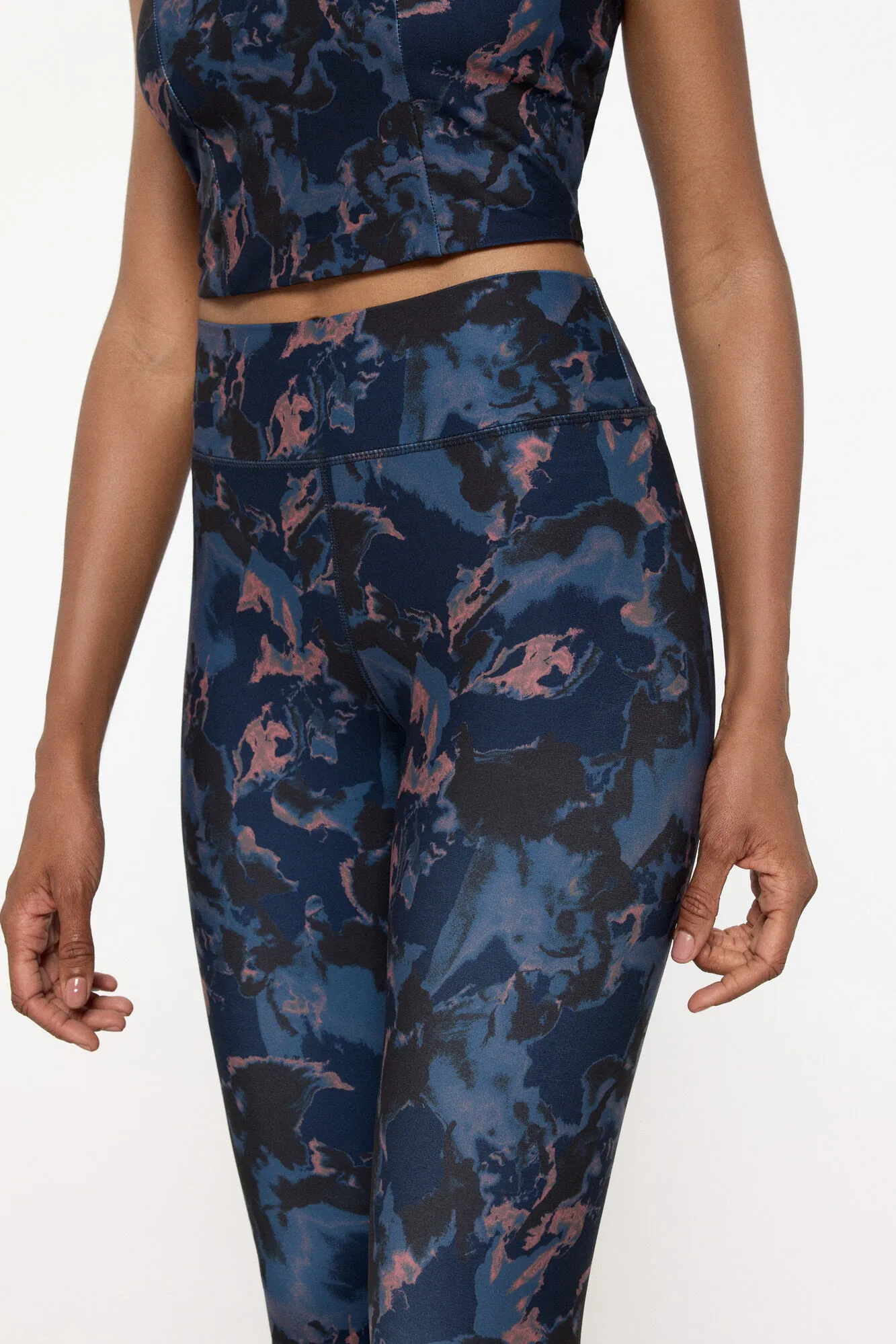 Only Play Legging JAM tiro alto estampado