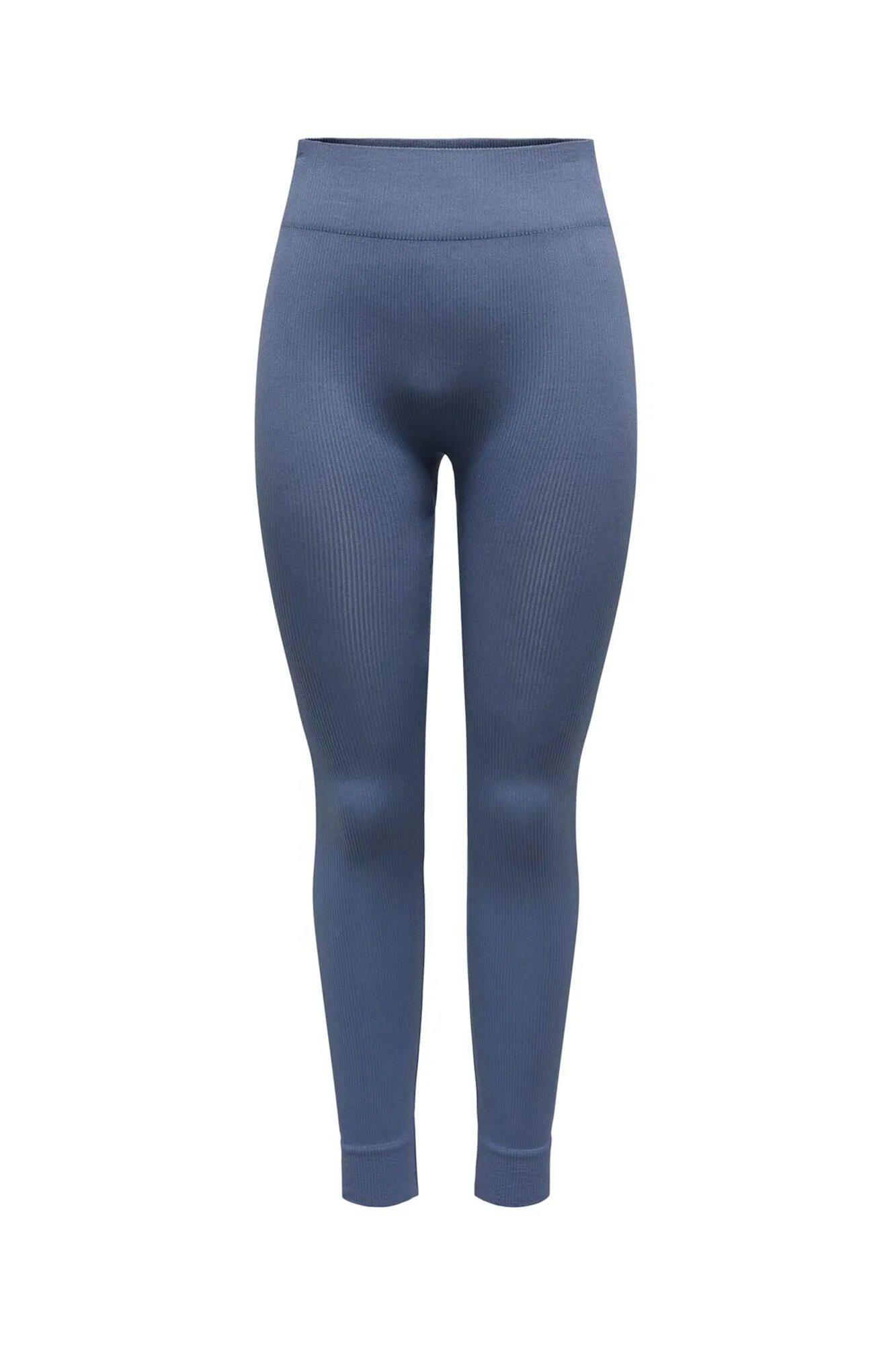 Only Play Legging seamless azul canalé