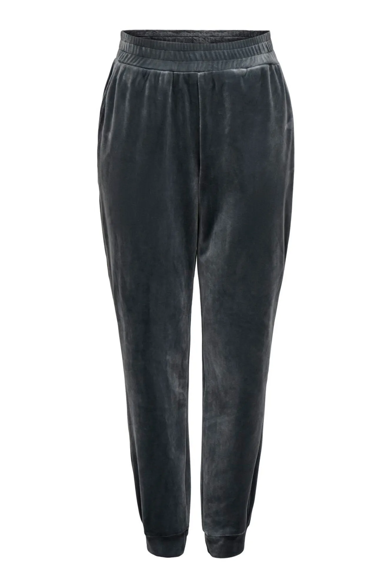 Only Play Pantalones jogger de terciopelo