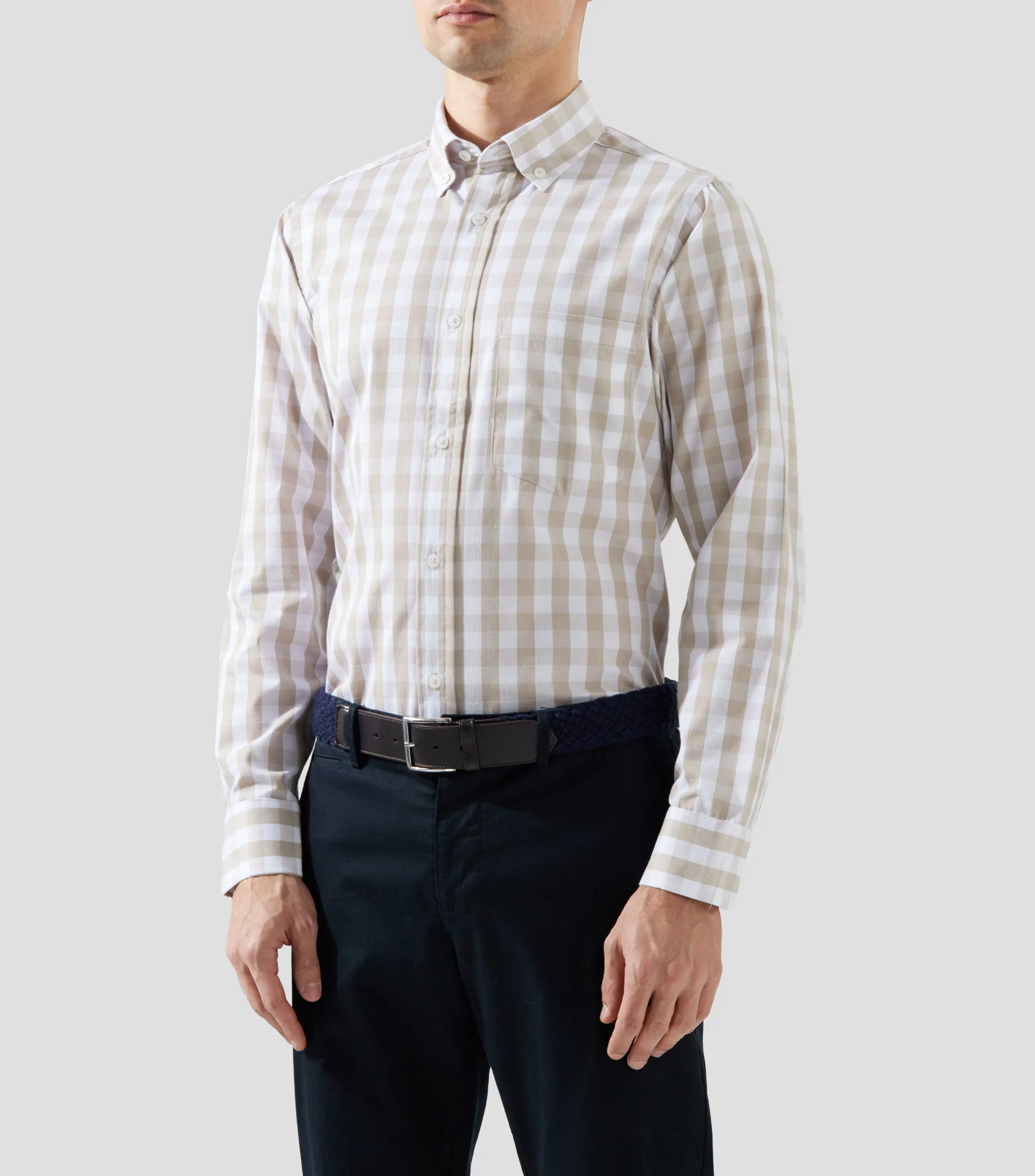 Pertegaz Camisa a cuadros manga larga Hombre