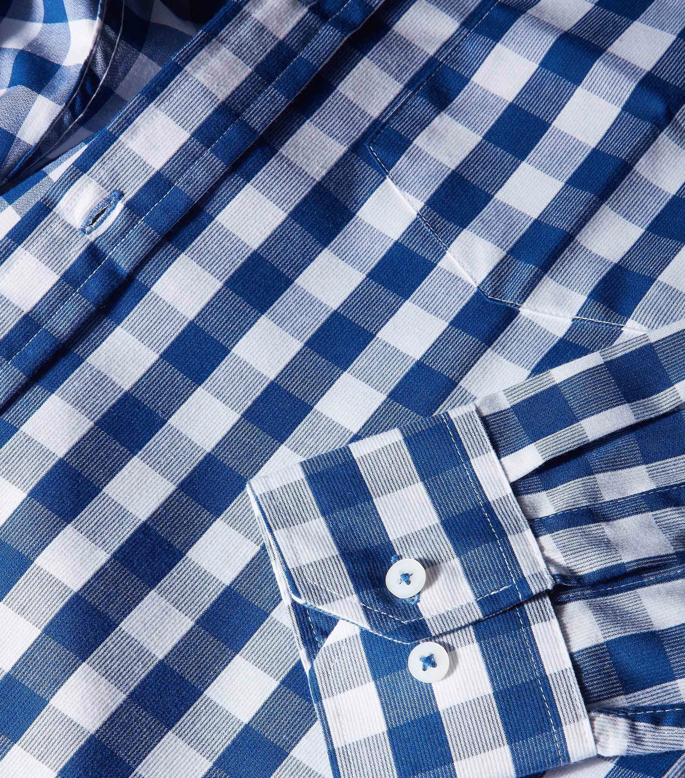 Pertegaz Camisa a cuadros manga larga Hombre