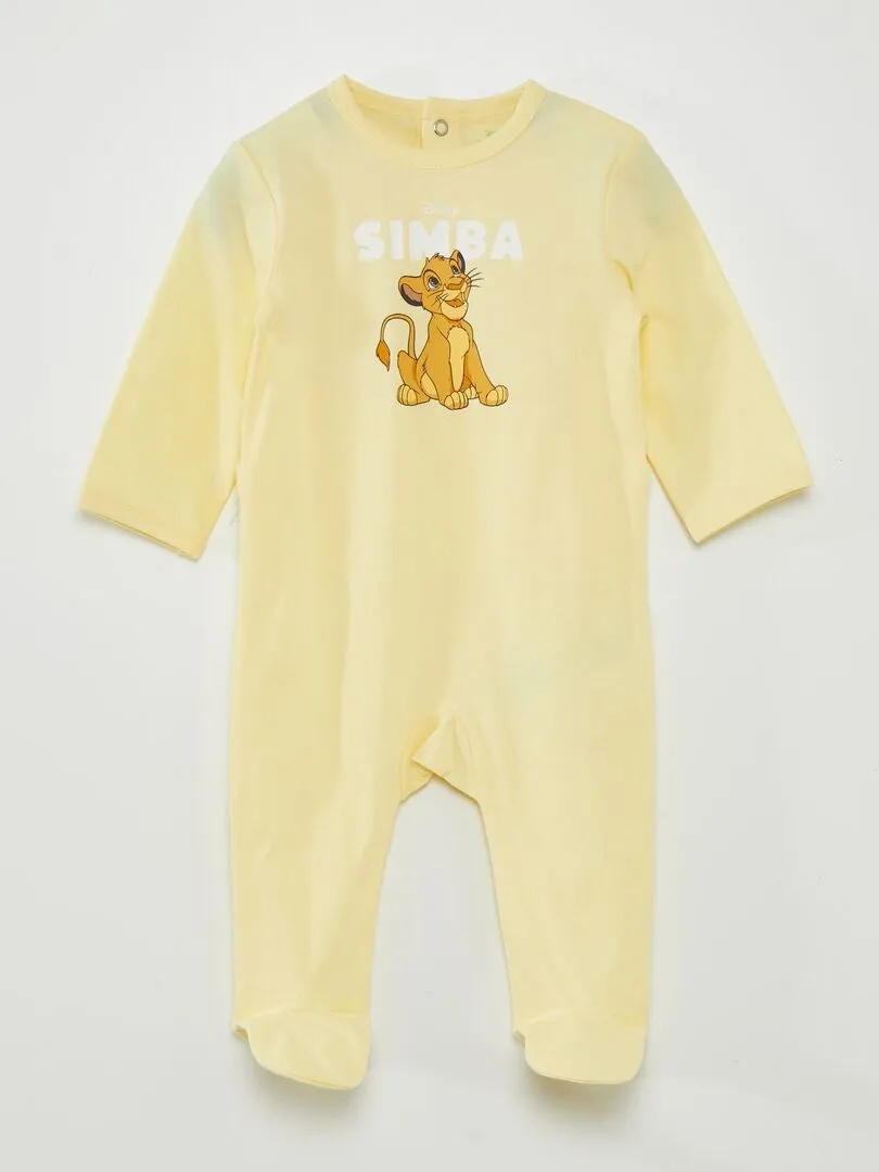 PIJAMA 'DISNEY'  AMARILLO