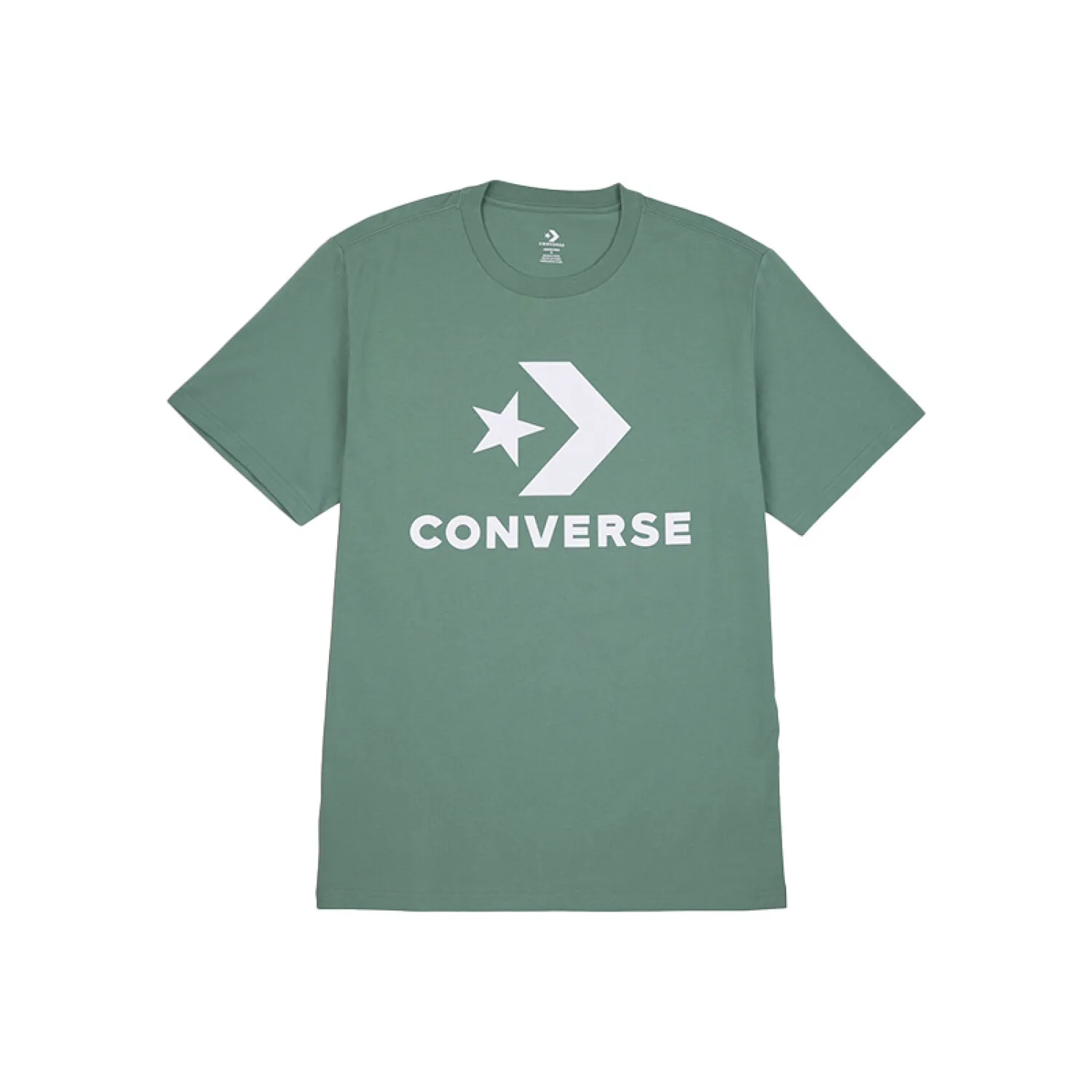 REMERA CONVERSE LOGO STAR CHEV  VERDE