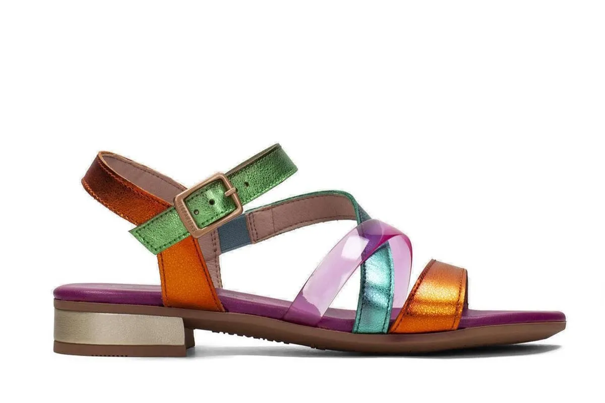 SANDALIA PLANA MUJER HIPANITAS CHV243367 MULTICOLOR