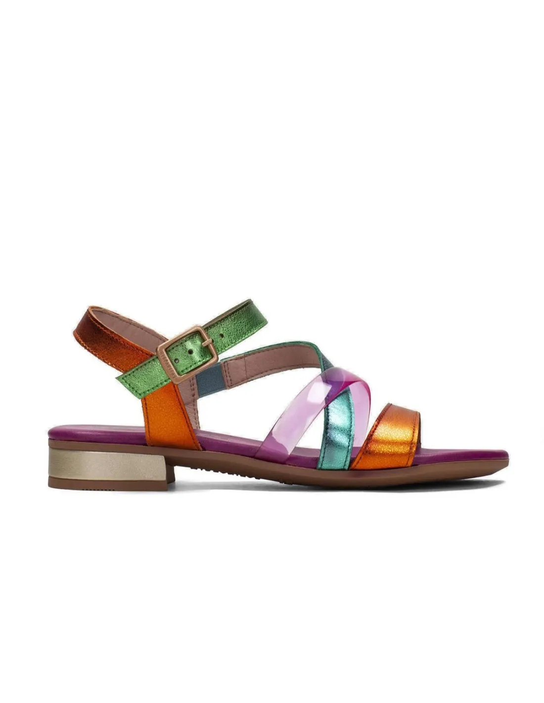 SANDALIA PLANA MUJER HIPANITAS CHV243367 MULTICOLOR