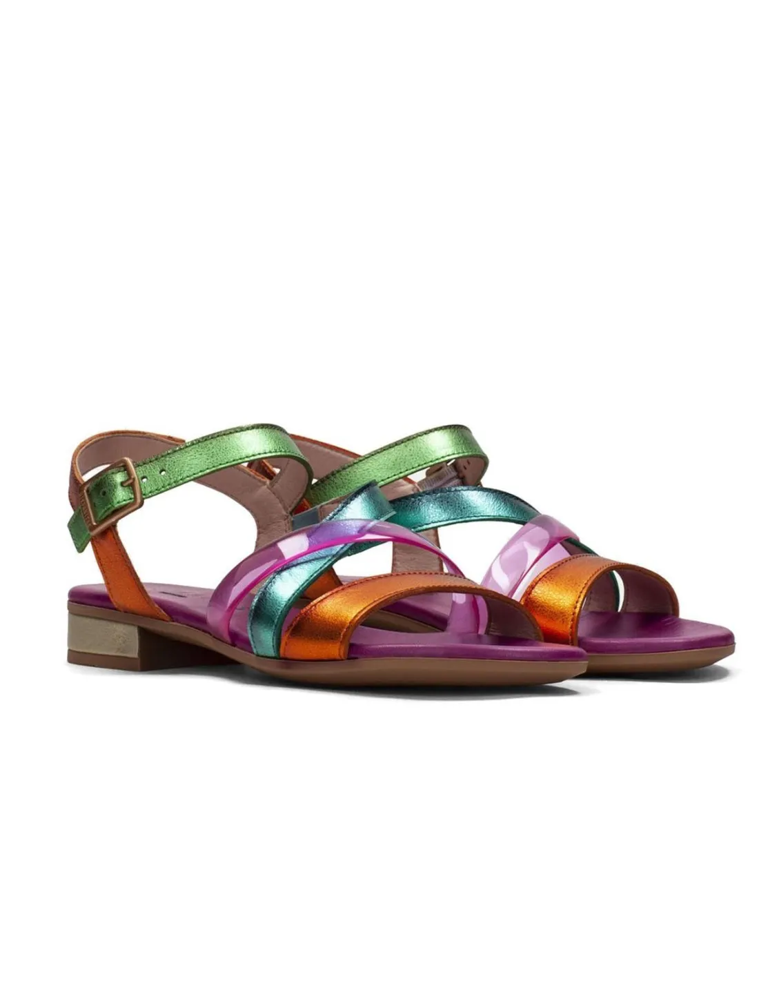 SANDALIA PLANA MUJER HIPANITAS CHV243367 MULTICOLOR