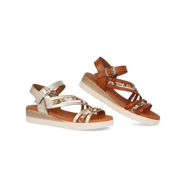 SANDALIAS COMODAS MUJER PIEL MOD. YAIZA