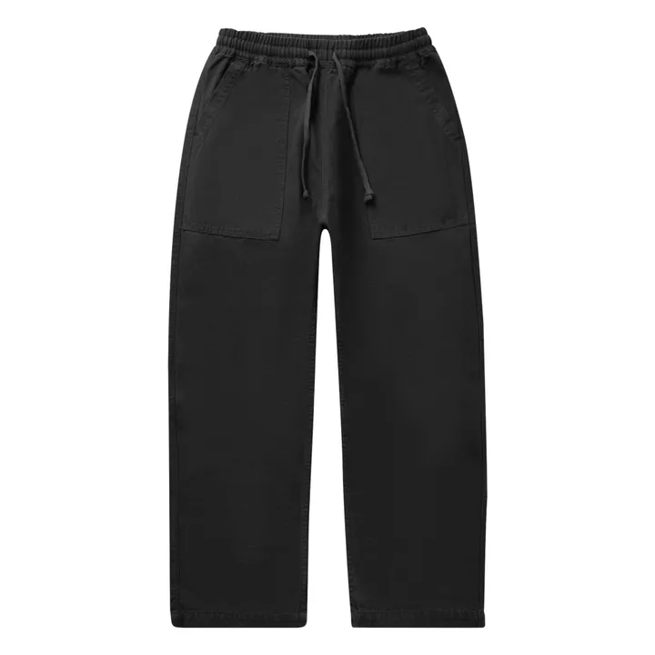 Service Works Pantalones Classic Chef de algodón ecológico | Negro