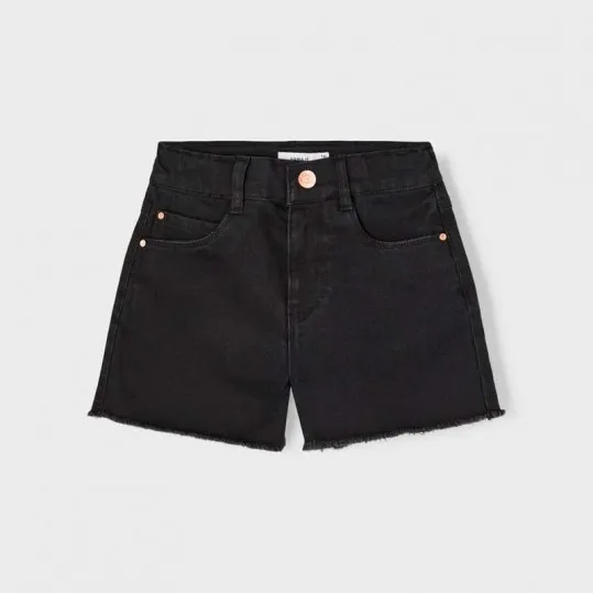 Short niña denim negro Name it
