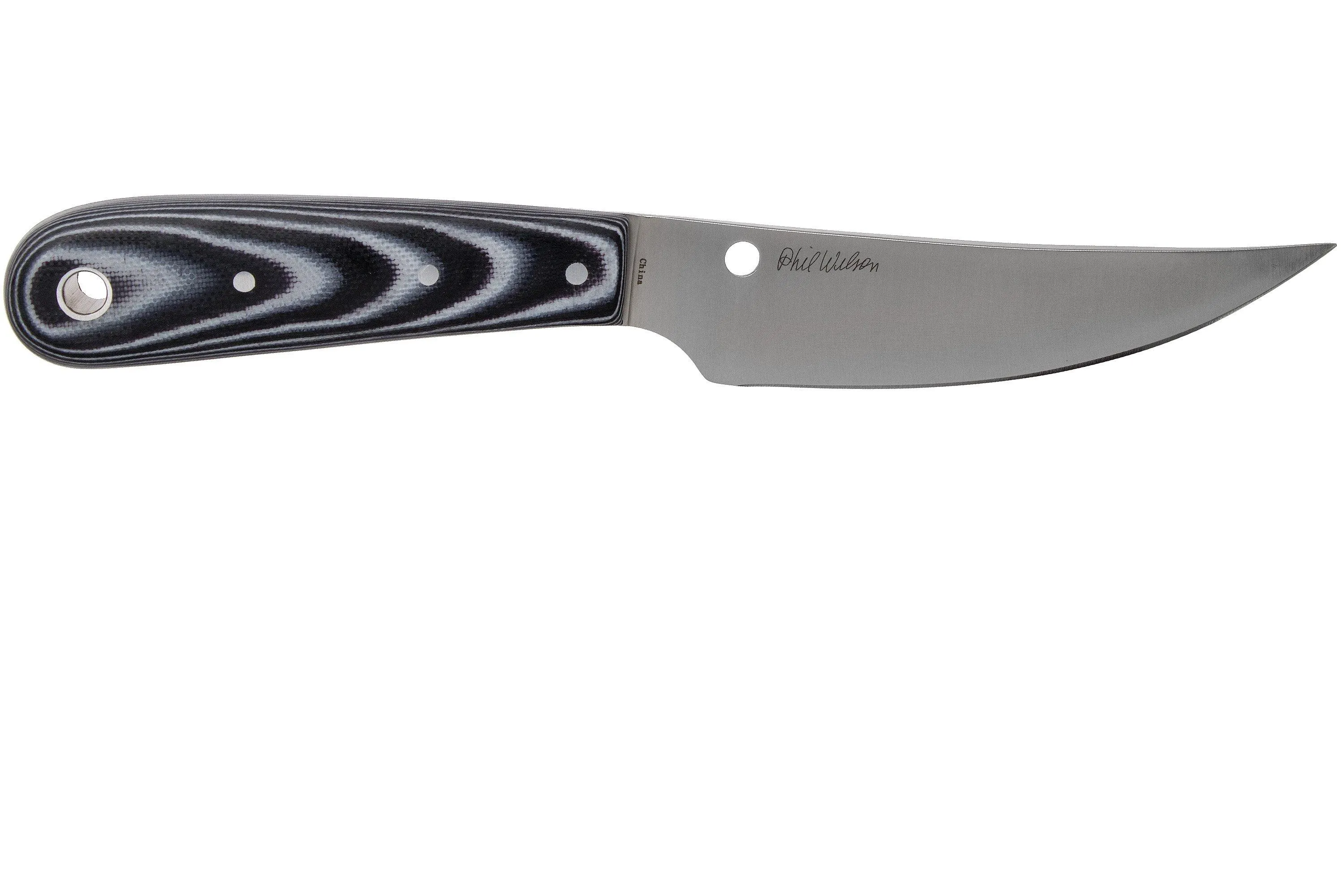 Spyderco Bow River FB64GP cuchillo fijo, Phil Wilson Design