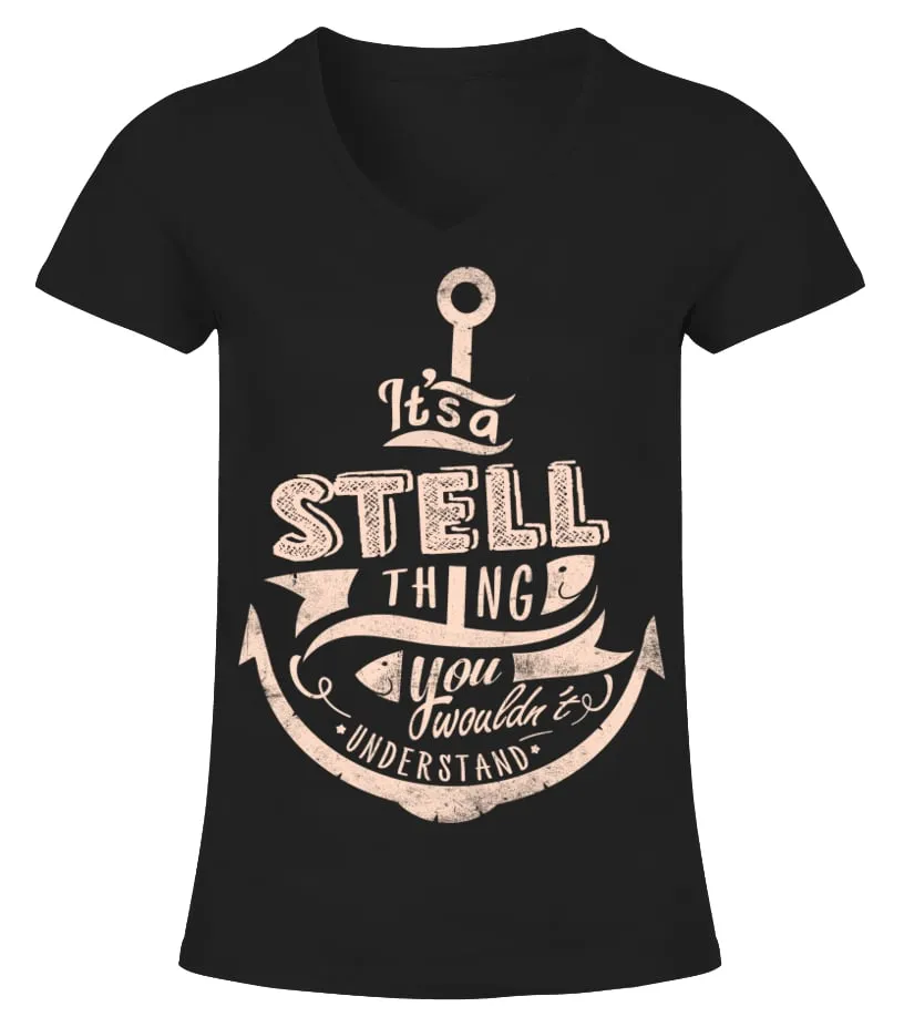 STELL NAME  IT'S A STELL THING CAMISETA CUELLO PICO MUJER