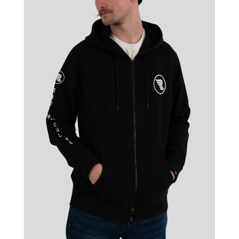 SUDADERA NEGRA CON CREMALLERA  RIDING CULTURE