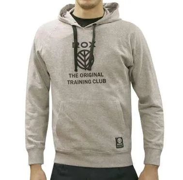 SUDADERA NIñO CON CAPUCHA ROX RUNO. GRIS VIGORé. 