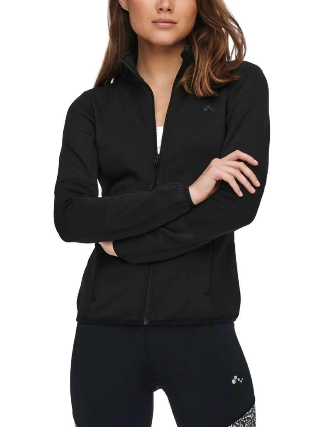 SUDADERA ONLY PLAY JETTA NEGRA DE MUJER&
