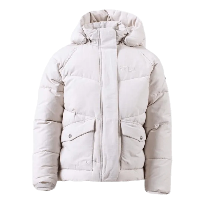 Svea Short Padded Junior Jacket White
