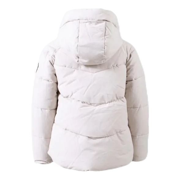 Svea Short Padded Junior Jacket White