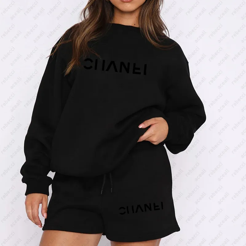 Sweats de sudadera de cuello redondo casual Juego de otoño nuevo color sólido Juicito Juguetista Diseñador suelto de dos piezas 