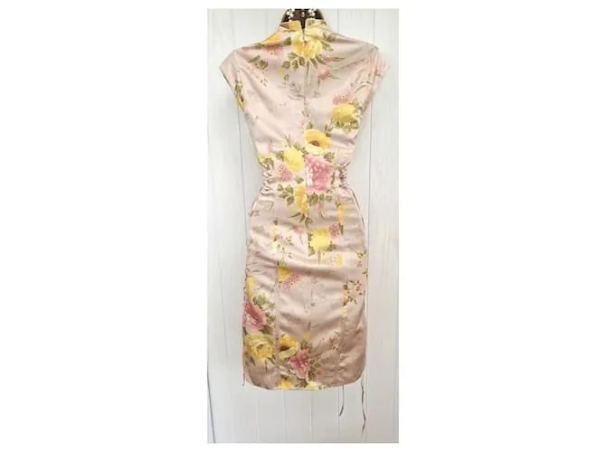 Vestido corsé con cordones de Karen Millen Beige 